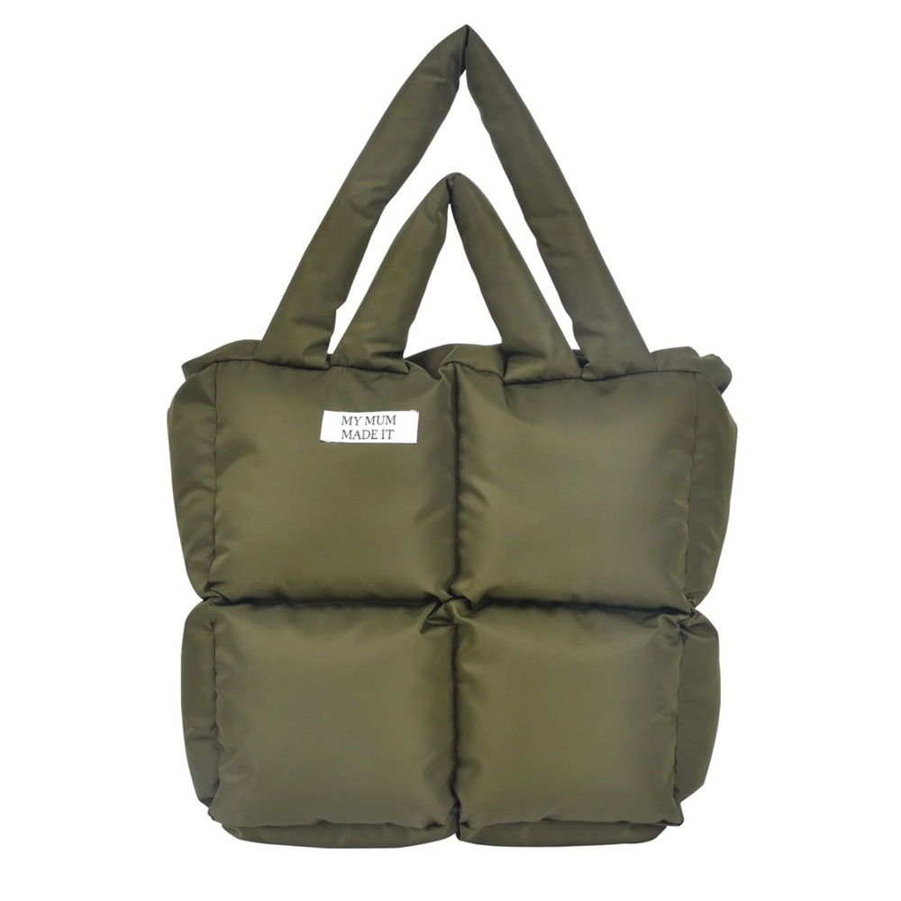 NWT My Mum Made It Puffer Tote